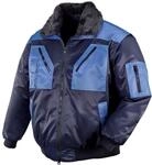 texxor Herren Pilotenjacke Oslo Arbeitsjacke mit abnehmbaren rmeln marine blau 3XL,