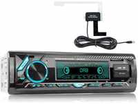 XOMAX XM-RD276 Autoradio mit DAB+ Tuner und Antenne I FM RDS I Bluetooth