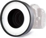 Kaiser Fototechnik 3250 KR90 Ringleuchte (30x DREI-Chip LED, Filtergewinde 77mm) mit