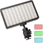Walimex pro LED Rainbow Pocket Fl&auml;chenleuchte, Videoleuchte mit Akku und USB,