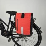 FISCHER Gep&auml;cktr&auml;ger-Tasche f&uuml;r das Fahrrad, mit Rucksackfunktion, wasserdichtes