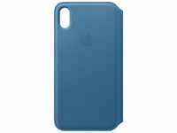 Apple Leder Folio (für iPhone XS Max) - Cape Cod Blau