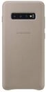 Leather Cover f&uuml;r Galaxy S10+ Grau