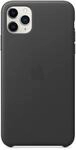 Apple Leder Case (f&uuml;r iPhone 11 Pro Max) - Schwarz - 6.5 Zoll