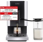 CASO Café Crema Touch, Design Kaffeevollautomat, inkl. Schlauch und Milchtank, CASO Café Crema Touch, Design Kaffeevollautomat, inkl. Schlauch und Milchtank,