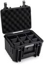 B&W Transportkoffer Outdoor - Typ 2000 - Schwarz mit variabler Facheinteilung -