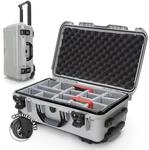 NANUK 935 Wasserdichter Hartschalenkoffer Mit Gepolsterten Trennw&auml;nden - Silber