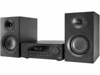 Dual DAB-MS 170 Stereoanlage (DAB(+)-/UKW-Tuner, CD-Player, Musikstreaming via