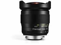 TTArtisan 11 mm F2.8 Kameralinse, Fisheye, kompatibel mit EOS R Mount Kameras...