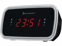 Soundmaster UR106SW UKW-PLL Uhrenradio Festsenderspeicher Dualalarm Snooze Sleep