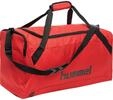 Hummel CORE Sporttasche, Echtes Rot/Schwarz, XS