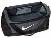 Nike Unisex-Adult Nk Brsla M Duff-9.0 Sporttasche, Flint Grey/Black/White, 61 cm