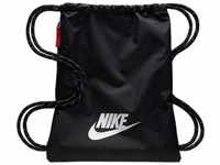 Nike BA5901 Unisex-Adult Heritage 2 Carry-On Luggage, Black/Black/White, 43 cm