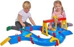 AquaPlay - ContainerPort - Wasserbahn mit beweglichem Kranarm, viele Spielfunktionen,