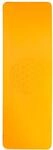Blume des Lebens Yoga-Matte TPE ecofriendly - orange/grau