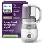 AVENT 4-in-1 Dampfgarer mit Mixer Premium, Babynahrungszubereiter, Dampfgaren,