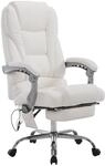 CLP B&uuml;rostuhl Pacific Kunstleder I Massage-Funktion I Ergonomisch, 360&deg; Drehbar Mit
