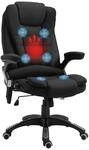 Vinsetto B&uuml;rostuhl mit Massagefunktion Ergonomischer Chefsessel mit...