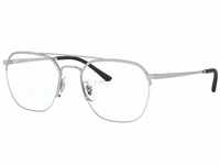 Ray-Ban Unisex RX6444 Lesebrille, Silver, 51