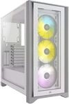CORSAIR iCUE 4000X RGB Mid-Tower-ATX-PC-Geh&auml;use mit Geh&auml;rtetem Glas - 3x SP120 RGB