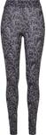 Urban Classics Ladies AOP Leggings, Hibiscus Black, XL