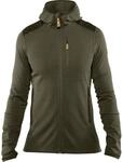 Fj&auml;llr&auml;ven Herren Keb Fleece Hoodie Jacke, Laurel Green-deep Forest, S