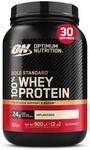 Optimum Nutrition Gold Standard 100% Whey, Proteinpulver, Geschmacksneutral, 900g, 30