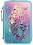 Depesche 10978 TOPModel Fantasy - Gef&uuml;llte 3-fach Federtasche im Mermaid Design mit