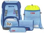 Step by Step GIANT Schulranzen-Set &bdquo;Wild Horse, 5-teilig, blau, ergonomischer
