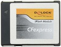Delock 54064, CFexpress Speicherkarte 64 GB (Unterst&uuml;tzt NVM Express (NVMe),