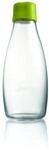 Retap ApS Medium Borosilicate Glass Water Bottle, Forest Green