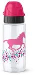 Emsa 518302 Drink2Go Tritan Trinkflasche, 0,5 Liter, Auto-Close-Kinderverschluss,