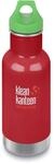 Klean Kanteen Erwachsene Trinkflasche Vakuumisoliert mit Loop Cap, Mineral Red, S,