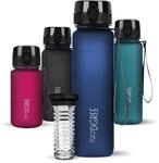 720&deg;DGREE Trinkflasche 1l uberBottle softTouch +Fr&uuml;chtebeh&auml;lter - BPA-Frei -