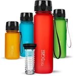 720&deg;DGREE Trinkflasche 1l uberBottle softTouch +Fr&uuml;chtebeh&auml;lter - BPA-Frei -