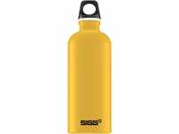 SIGG - Alu Trinkflasche - Traveller Mustard Touch - Klimaneutral Zertifiziert - Für