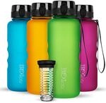 720&deg;DGREE Trinkflasche 1,5l uberBottle softTouch +Fr&uuml;chtebeh&auml;lter - BPA-Frei -
