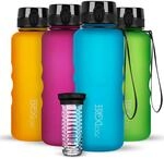 720&deg;DGREE Trinkflasche 1,5l uberBottle softTouch +Fr&uuml;chtebeh&auml;lter - BPA-Frei -