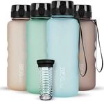 720&deg;DGREE Trinkflasche 1,5l uberBottle softTouch +Fr&uuml;chtebeh&auml;lter - BPA-Frei -