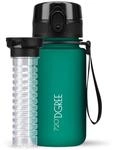 720&deg;DGREE Kinder Trinkflasche 350ml uberBottle softTouch +Fr&uuml;chtebeh&auml;lter -