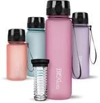 720&deg;DGREE Trinkflasche 1l uberBottle softTouch +Fr&uuml;chtebeh&auml;lter - BPA-Frei -