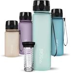720&deg;DGREE Trinkflasche 1l uberBottle softTouch +Fr&uuml;chtebeh&auml;lter - BPA-Frei -