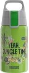 SIGG Shield One Jungle Kinder Trinkflasche (0.5 L), Edelstahl Kinderflasche mit