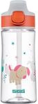 SIGG - Tritan Trinkflasche Kinder - Miracle Puppy - Mit Trinkhalm - Auslaufsicher -