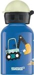 SIGG - Alu Trinkflasche Kinder - KBT Build It - Leuchtet im Dunkeln - Auslaufsicher &