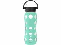 Lifefactory Glas LF230211C4 Trinkflasche mit Silikon-Schutzhülle, BPA-frei,