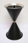 Standaschenbecher Diabola 71x40 cm schwarz Marke Szagato Made in Germany...