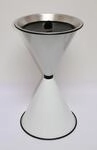 Standaschenbecher Diabola 71x40 cm wei&szlig; Marke Szagato Made in Germany (Industrie