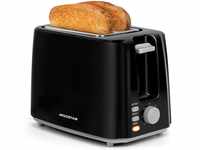 Aigostar Toaster,7 Einstellbare Bräunungsstufe + Auftau- & Aufwärmfunktion,2 Breite