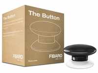 FIBARO The Button Black / Z-Wave Plus Drahtlose Tragbare Schalt-Knopf, Schwarz,